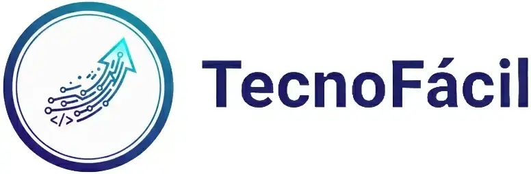 Logotipo horizontal de TecnoFácil - Símbolo de Delegación Tecnológica Total para Consultores.
